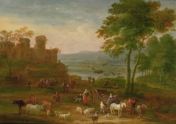 Landscape with Travellers in the Foreground